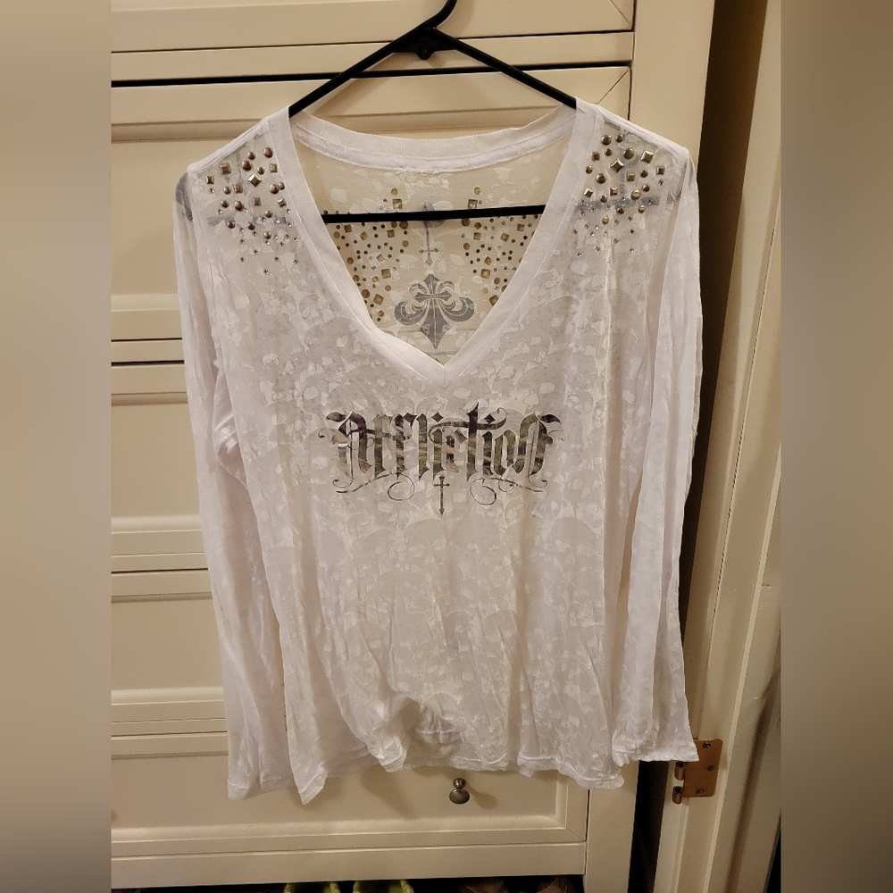 Affliction Long sleeve T shirt